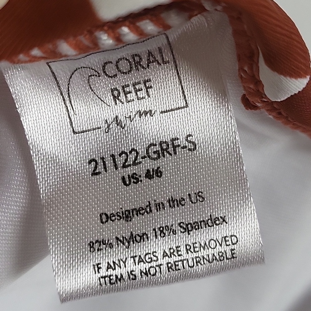 Coral Reef Swim Giraffe Print Two Piece High Waisted Halter Bikini Swims… - Picture 12 of 15